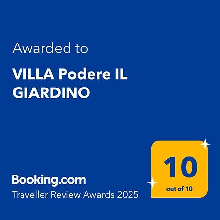 Villa Podere Il Giardino Castiglion Fiorentino Dış mekan fotoğraf